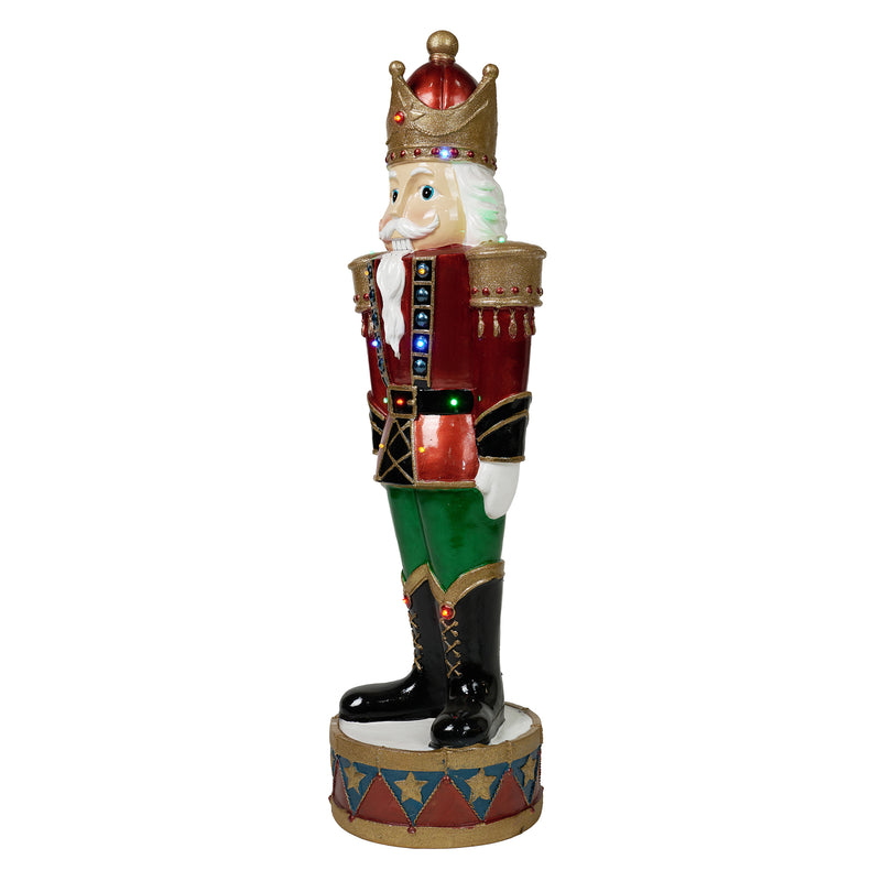LED Nutcracker Polyresin Statue HI-LINE GIFT LTD.