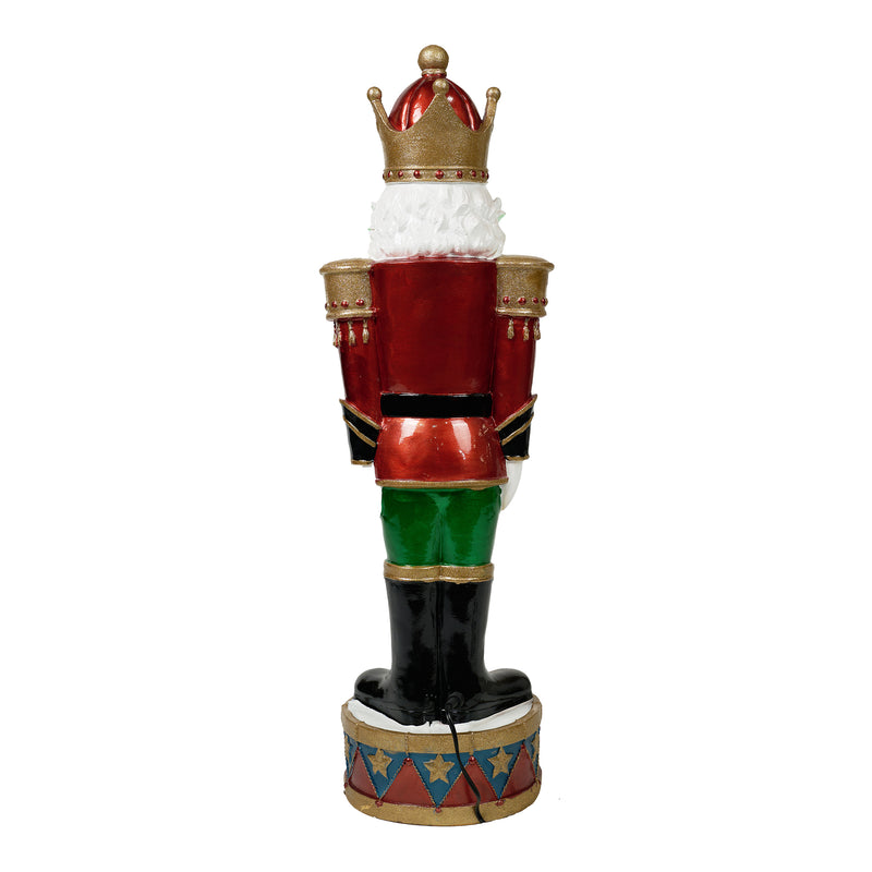 LED Nutcracker Polyresin Statue HI-LINE GIFT LTD.