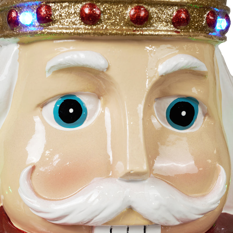 LED Nutcracker Polyresin Statue HI-LINE GIFT LTD.