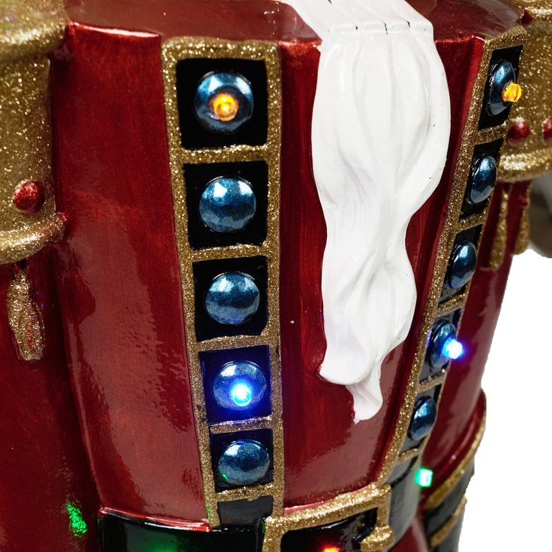 LED Nutcracker Polyresin Statue HI-LINE GIFT LTD.