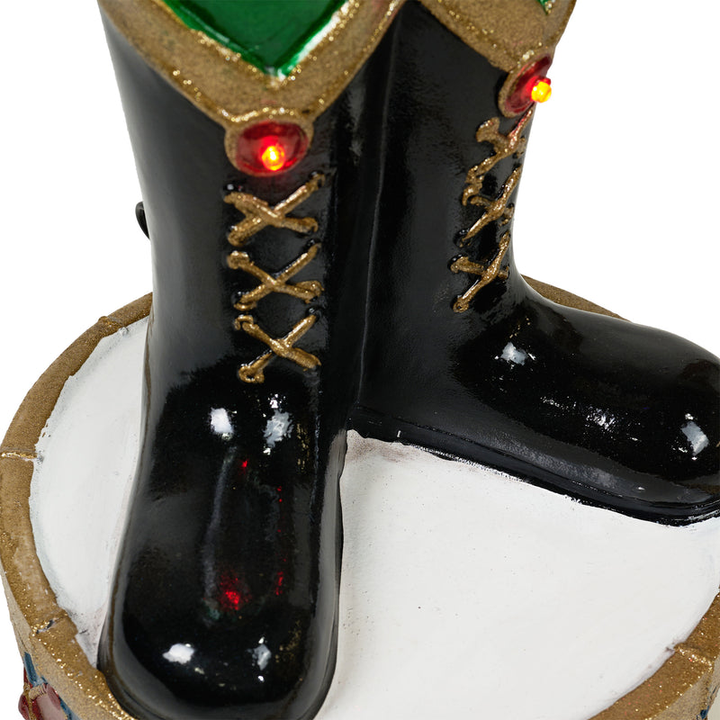 LED Nutcracker Polyresin Statue HI-LINE GIFT LTD.
