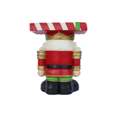 85187-B - Lighted Nutcracker Soldier Christmas Side Table Decor Battery Operated Indoor Use Only Hi-Line Gift Ltd.