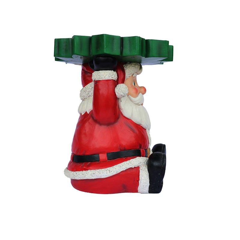 85187-C - Lighted Santa Christmas Side Table Decor Battery Operated Indoor Use Only Hi-Line Gift Ltd.