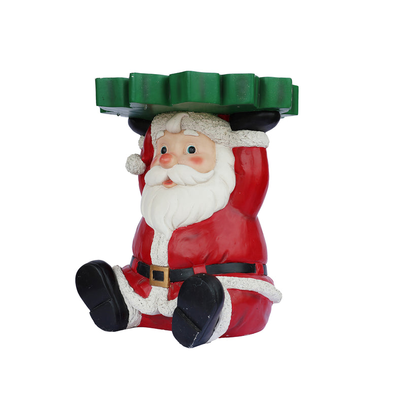 85187-C - Lighted Santa Christmas Side Table Decor Battery Operated Indoor Use Only Hi-Line Gift Ltd.