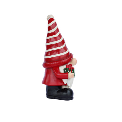85188-C - Santa Holding Christmas Tree Lighted Christmas Decor Battery Operated Indoor Use Only Hi-Line Gift Ltd.