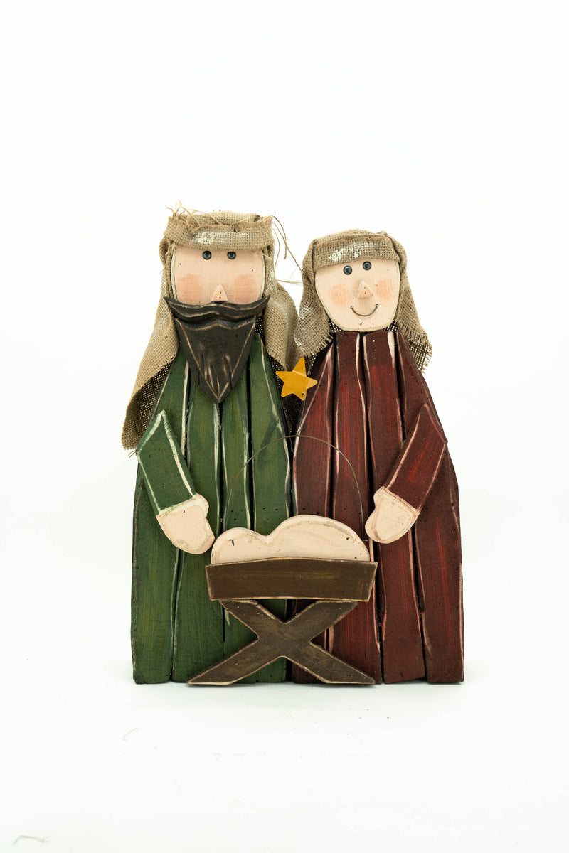 Wooden Nativity Statue Hi-Line Gift Ltd.
