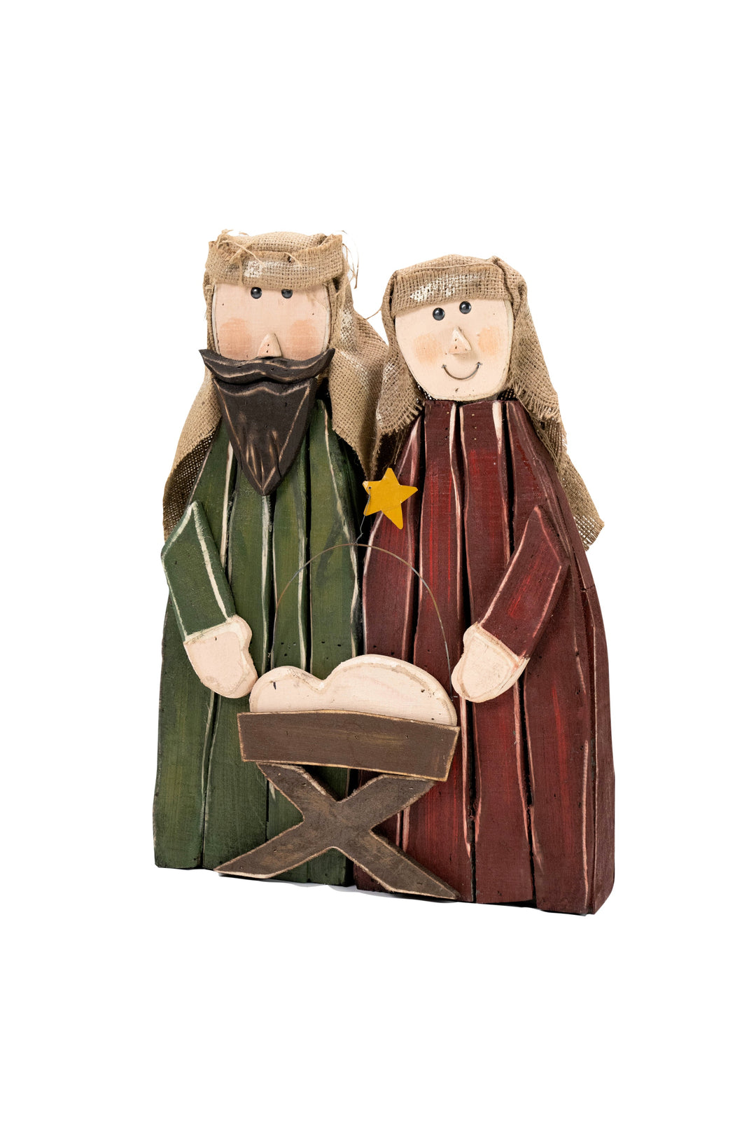 Wooden Nativity Statue Hi-Line Gift Ltd.