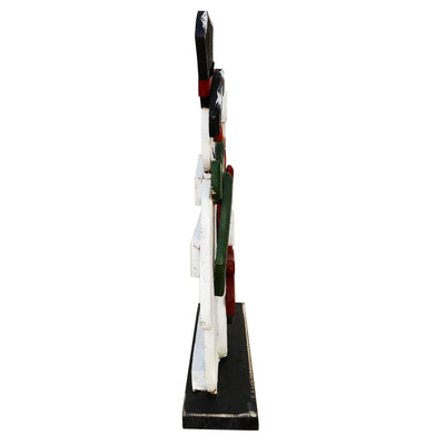 85255-G - 27in Wooden Snowman Family Christmas Decor Indoor Outdoor Use Hi-Line Gift Ltd.