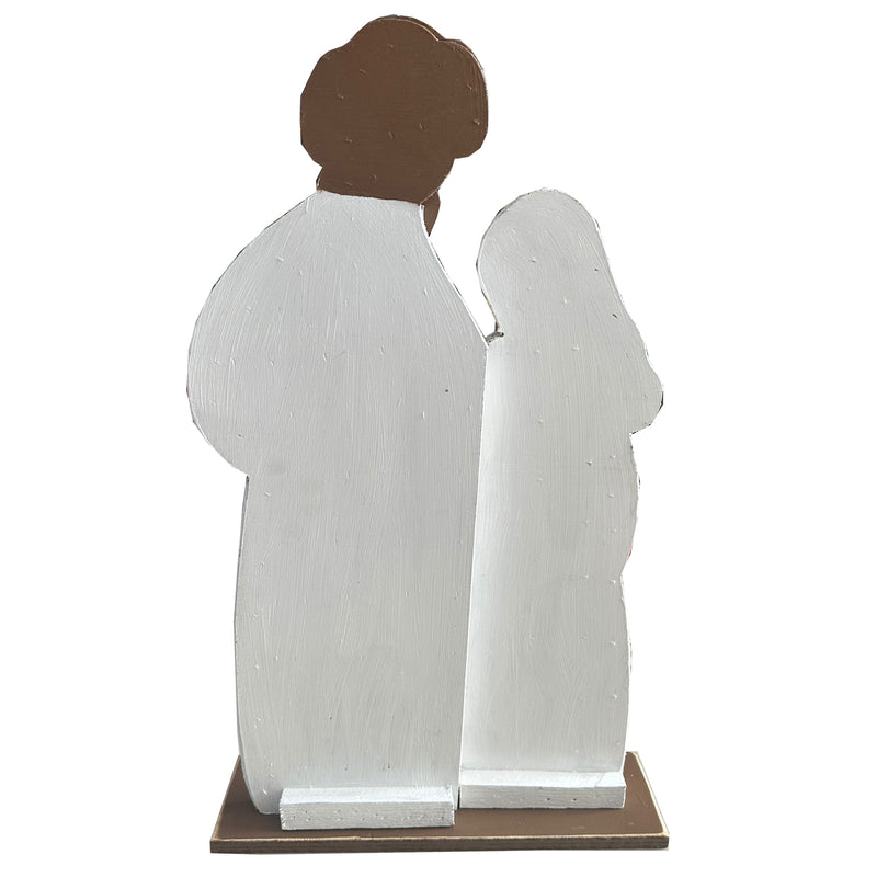 85255-N - 27in Wooden Nativity Christmas Decor Indoor Outdoor Use Hi-Line Gift Ltd.