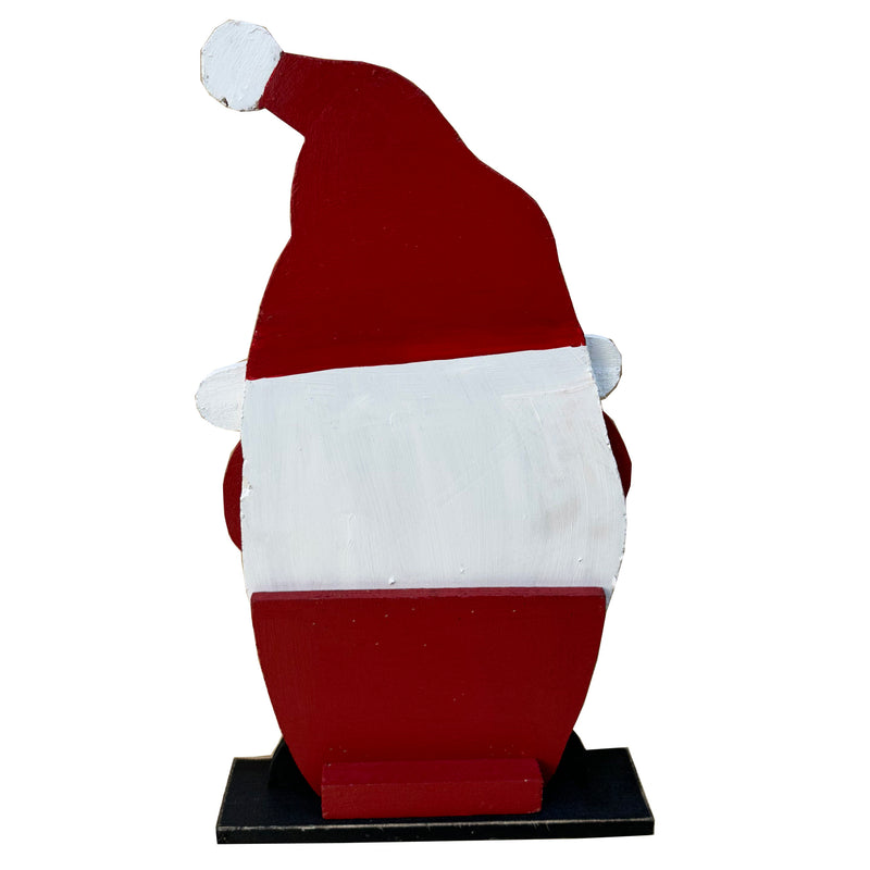 85255-P - Medium Wooden Gnome Christmas Decor Indoor Outdoor Use Hi-Line Gift Ltd.