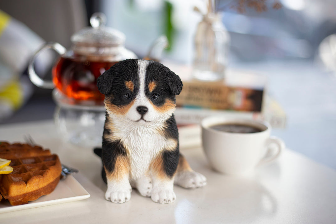 ・Children with puppy・高さ１５cm・ Copen・ SOREAL Australian Shepherd Puppy (87624-08) – Hi-Line Gift Ltd.