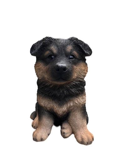 87629-A - 10" German Shepherd Puppy Statue Hi-Line Gift Ltd.