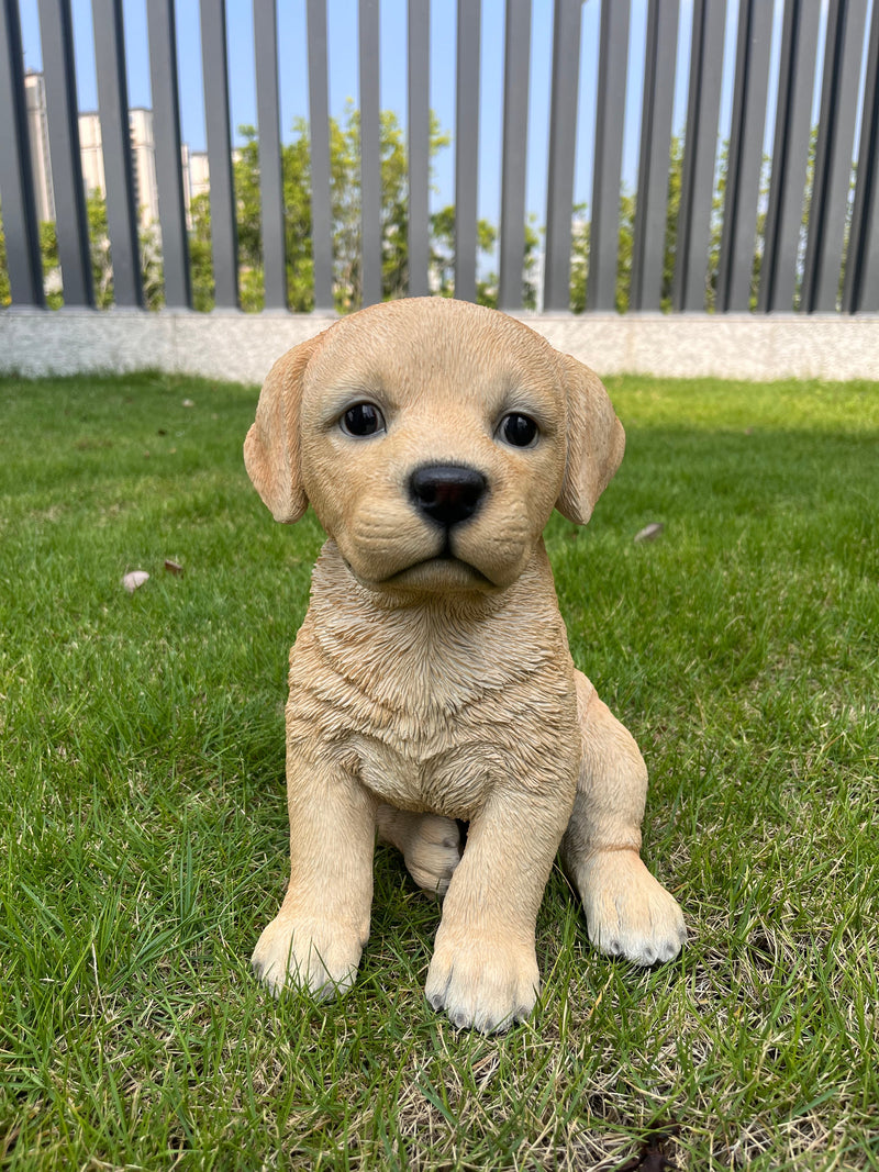 87629-B - 10" Labrador Puppy Statue Hi-Line Gift Ltd.