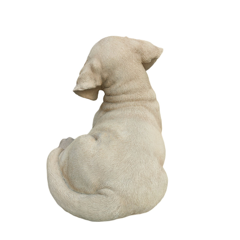 87632-YL - Golden Dreams: Lying Yellow Labrador Polyresin Figurine Hi-Line Gift Ltd.