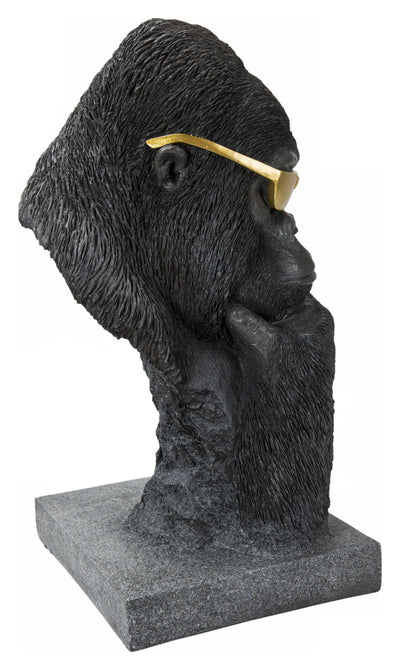 Gorilla Head With Golden Glasses HI-LINE GIFT LTD.