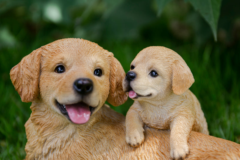 Mother & Baby Golden Retriever HI-LINE GIFT LTD.
