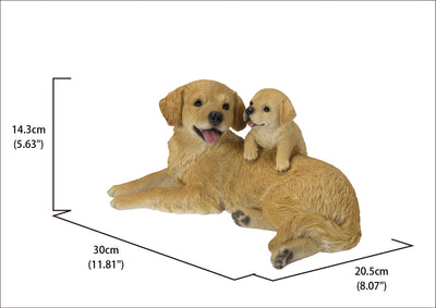 Mother & Baby Golden Retriever HI-LINE GIFT LTD.