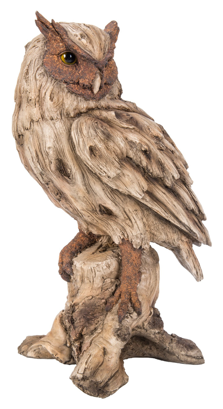 モンスター OWLSAME スティール モンスター OWLSAME スティール Driftwood-Style Eagle Owl on