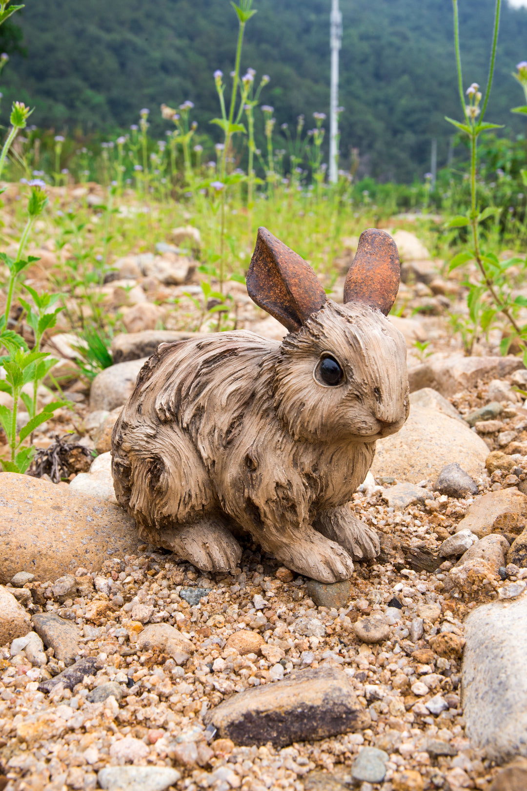 Rabbit Large Driftwood Rabbit Statue – Hi-Line Gift Ltd.