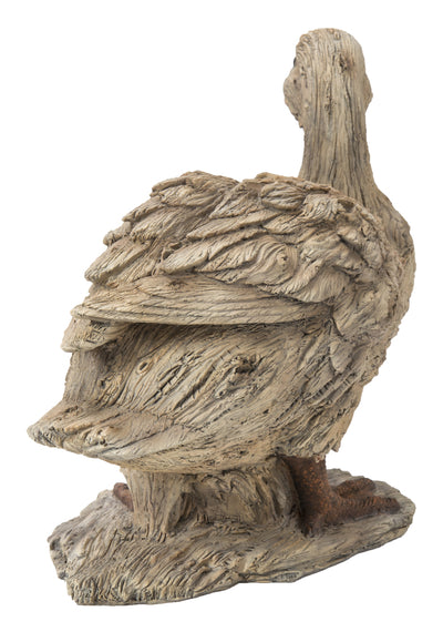 Duck - Driftwood Look Statue HI-LINE GIFT LTD.