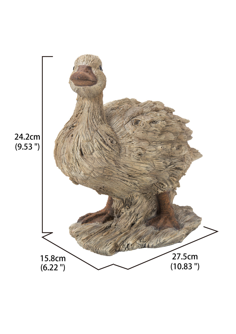 Duck - Driftwood Look Statue HI-LINE GIFT LTD.