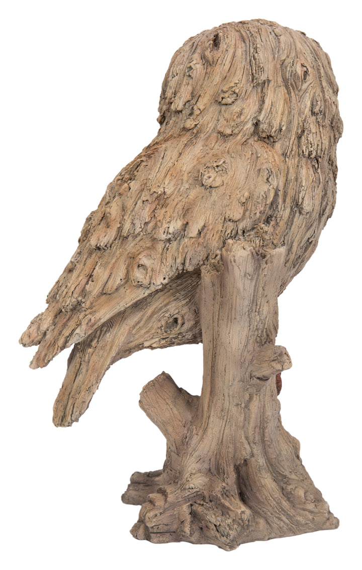Trumpet Owl -Driftwood Look- HI-LINE GIFT LTD.