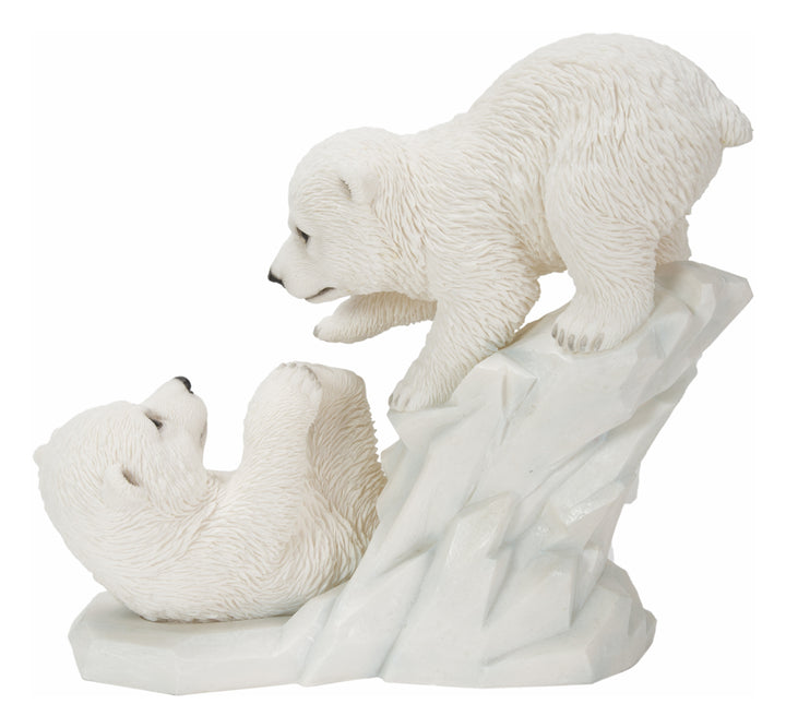 Polar Bear Cubs Playing HI-LINE GIFT LTD.