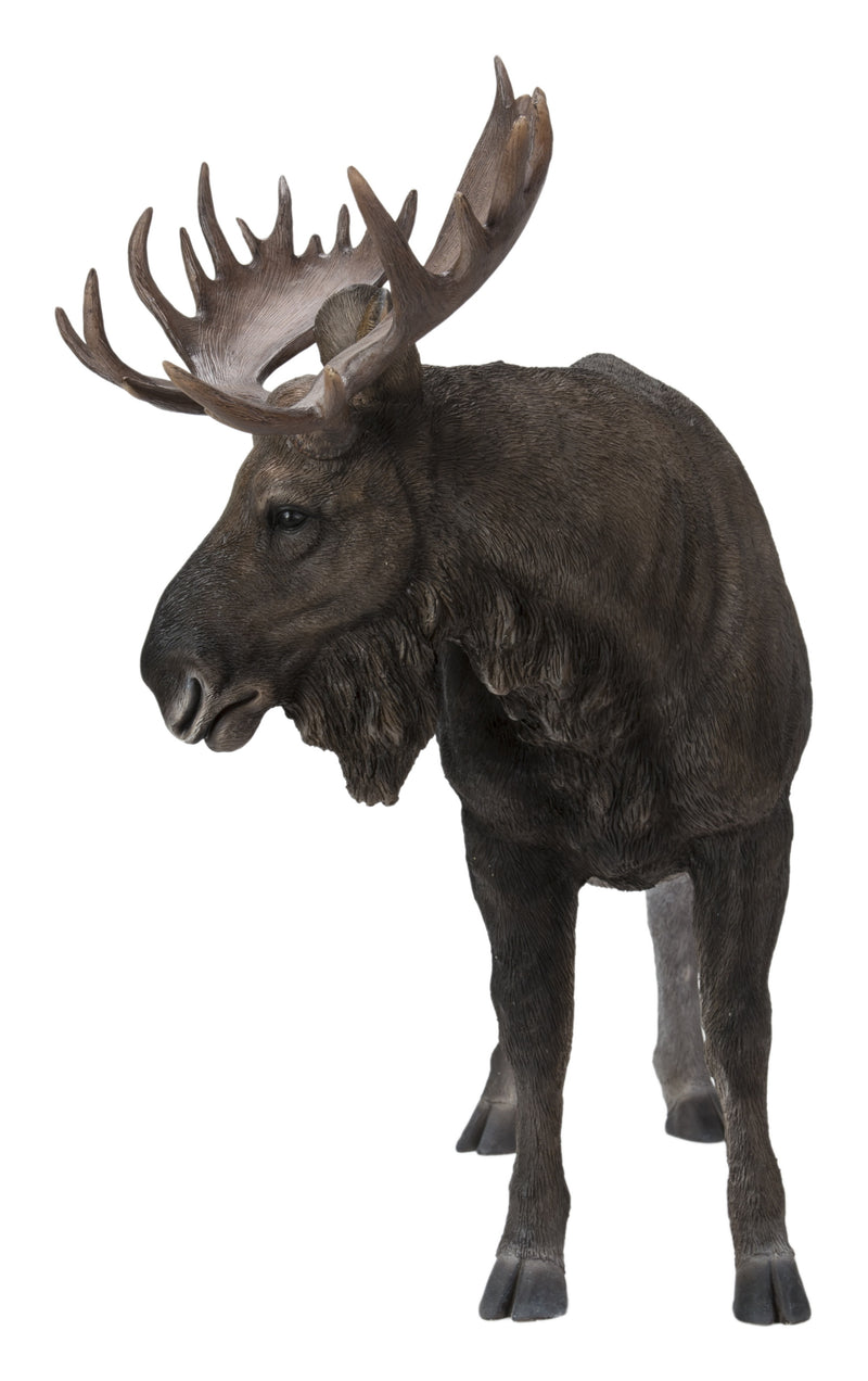 Standing Moose Statue Hi-Line Gift Ltd.