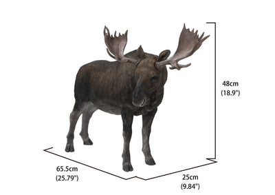 Standing Moose Statue Hi-Line Gift Ltd.