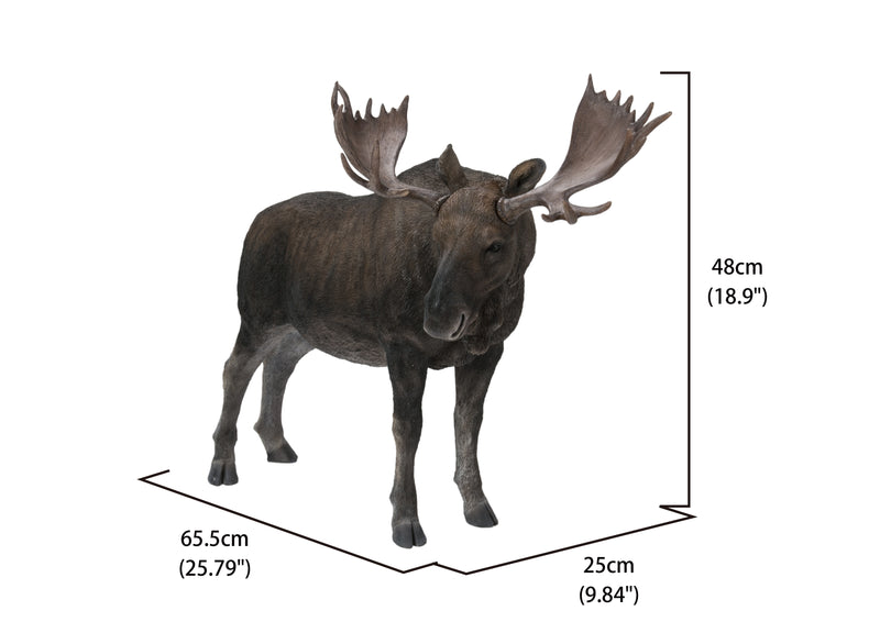 Standing Moose Statue Hi-Line Gift Ltd.