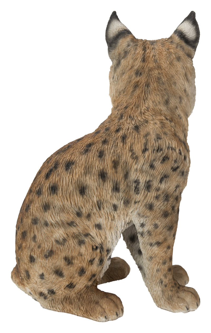 Sitting Bobcat Statue Hi-Line Gift Ltd.