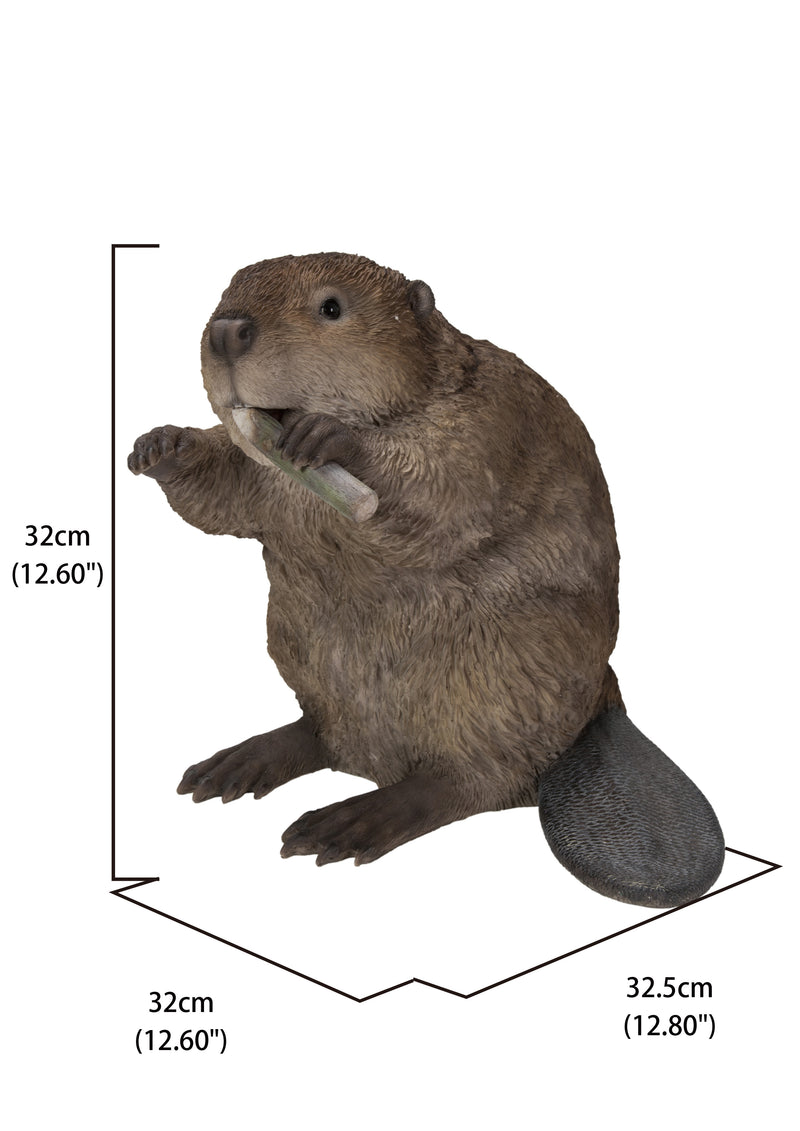 American Beaver Statue HI-LINE GIFT LTD.