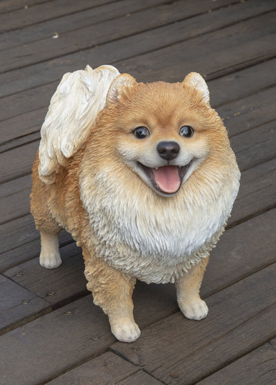 Pomerania Standing Statue HI-LINE GIFT LTD.