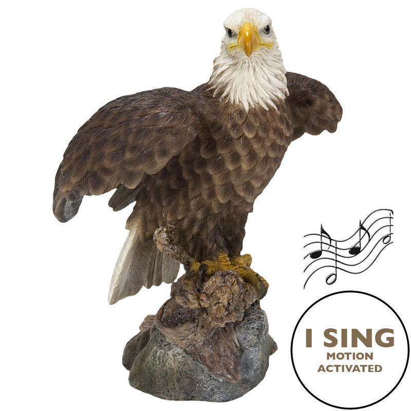 Motion Activated Singing Eagle Statue HI-LINE GIFT LTD.