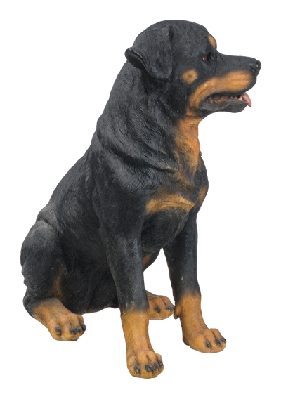 Rottweiler Sitting Statue HI-LINE GIFT LTD.