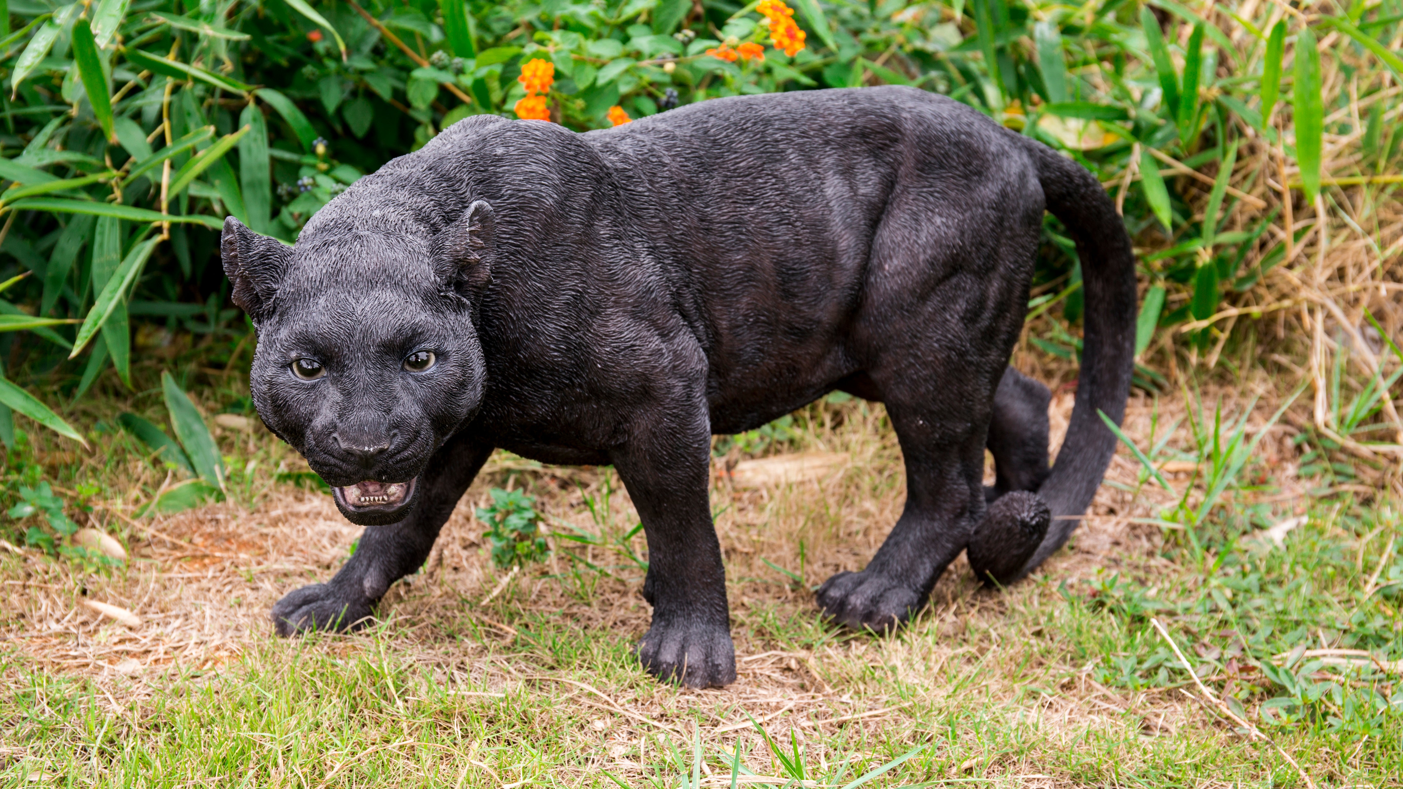 Stalking Black Panther Wildlife Garden Statue – Hi-Line Gift Ltd.