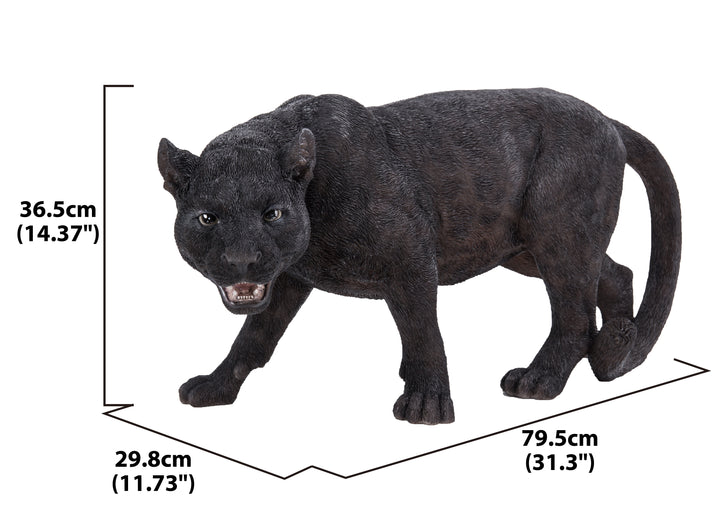 Stalking Black Panther Wildlife Garden Statue – Hi-Line Gift Ltd.