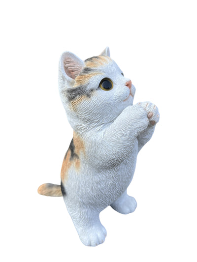 87699-04 - 7" H Calico Cat Kitten Statue Praying Hi-Line Gift Ltd.