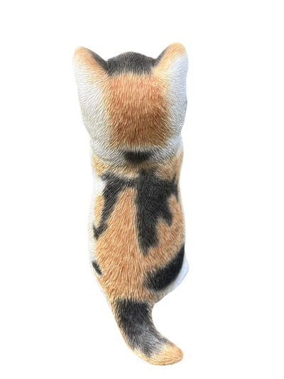 87699-04 - 7" H Calico Cat Kitten Statue Praying Hi-Line Gift Ltd.