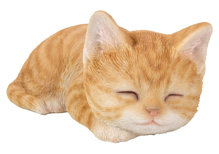 Orange Tabby Kitten Sleeping Hi-Line Gift Ltd.