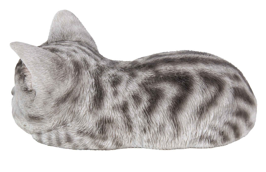 Grey Tabby Kitten Sleeping HI-LINE GIFT LTD.
