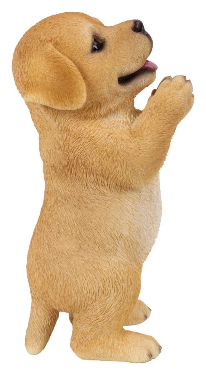 Praying Yellow Labrador Puppy Statue HI-LINE GIFT LTD.