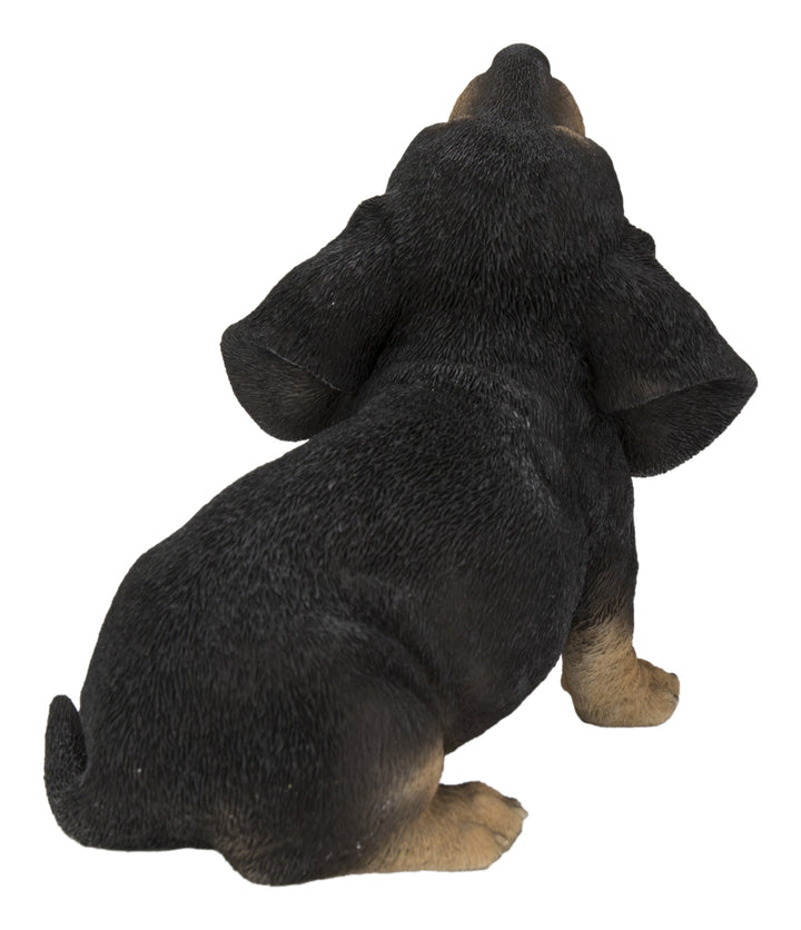 Hi-Line Exclusive - Howling Dachshund Puppy Statue HI-LINE GIFT LTD.