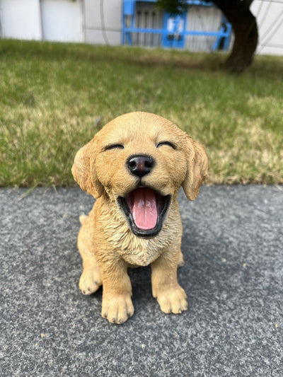87703-U - Yawning Golden Retriever (Hi-Line Exclusive) Hi-Line Gift Ltd.