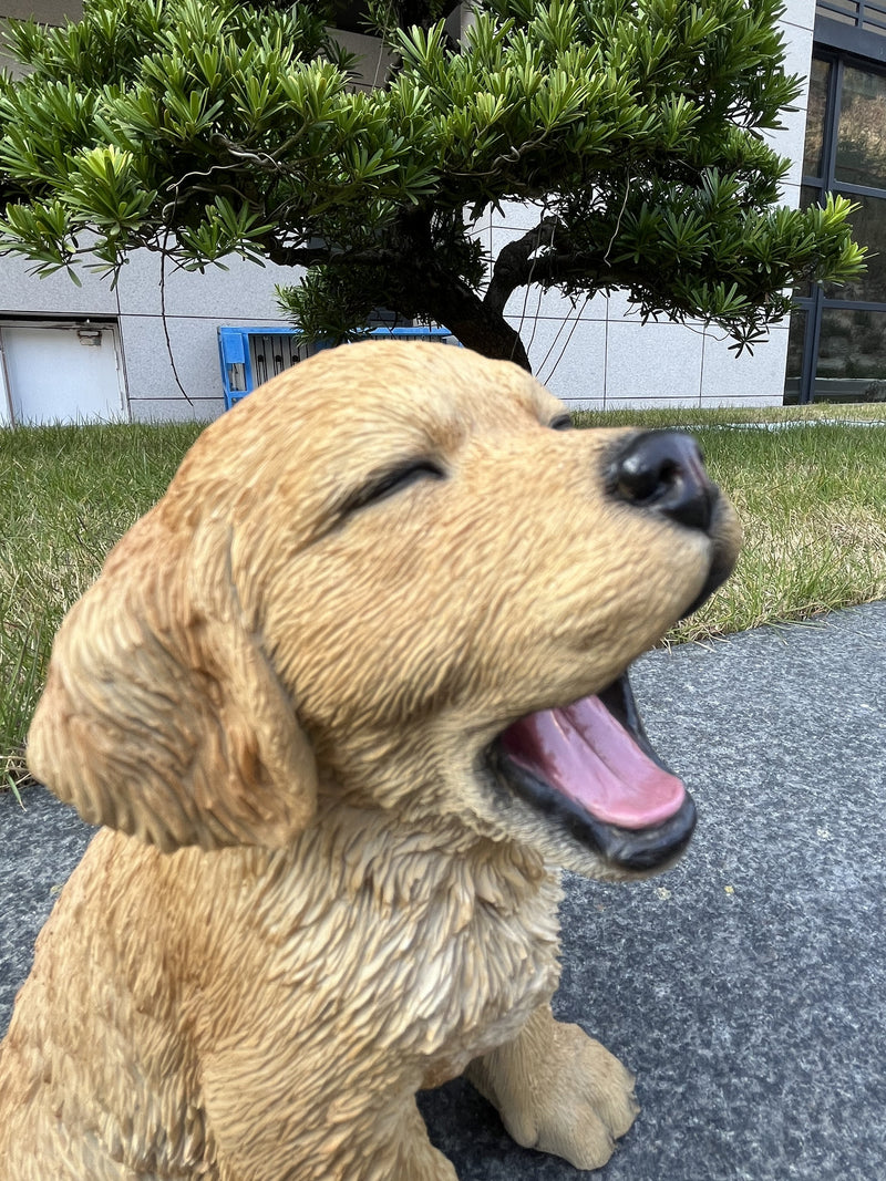 87703-U - Yawning Golden Retriever (Hi-Line Exclusive) Hi-Line Gift Ltd.