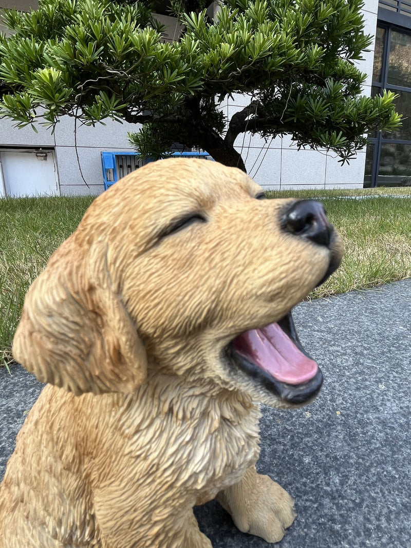 87703-U - Yawning Golden Retriever (Hi-Line Exclusive) Hi-Line Gift Ltd.