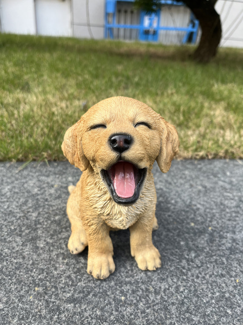 87703-U - Yawning Golden Retriever (Hi-Line Exclusive) Hi-Line Gift Ltd.