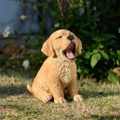 87703-U - Yawning Golden Retriever (Hi-Line Exclusive) Hi-Line Gift Ltd.