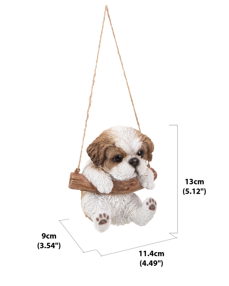 Pat Pals - Shi Tzu Puppy Hanging Statue HI-LINE GIFT LTD.