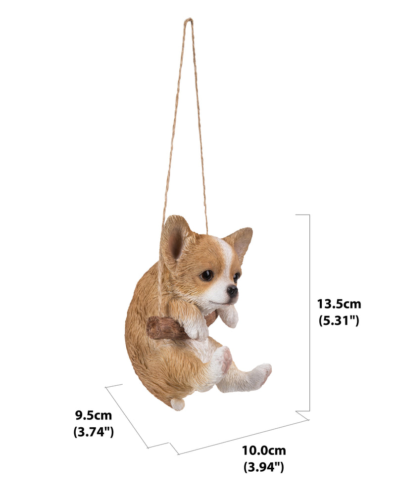 Hanging Chihuahua Puppy Statue HI-LINE GIFT LTD.